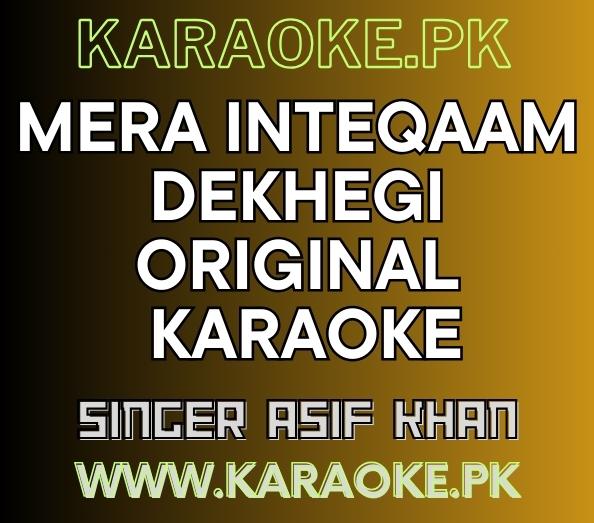 Mera inteqam Dekhegi Anand Raj Anand original karaoke